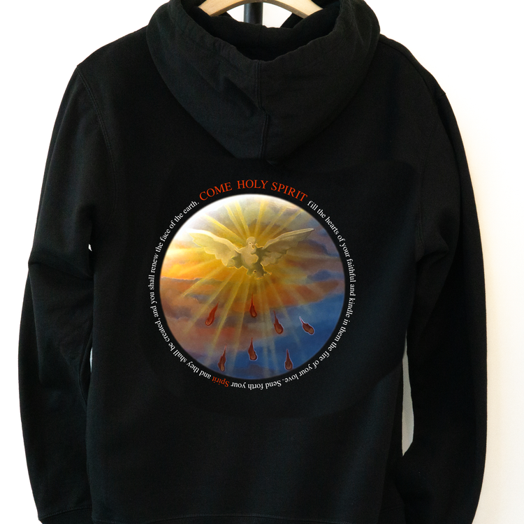 Come Holy Spirit Zipper Hoodie