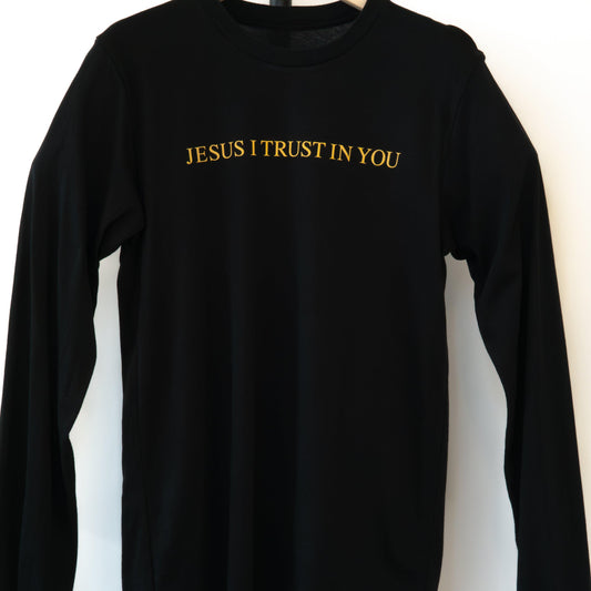 Divine Mercy Monstrance - JESUS I TRUST IN YOU! - Long-Sleeved Unisex T-Shirt - rescue story