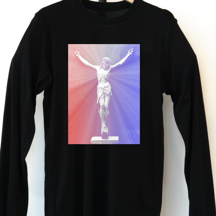 Divine Mercy (Holy God) Long-Sleeved Catholic T-Shirt