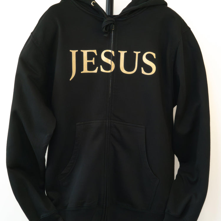 JESUS Unisex Zipper Hoodie - rescue story