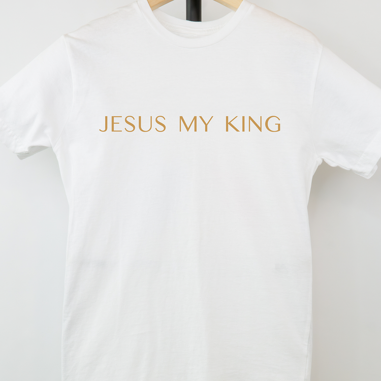 JESUS MY KING Unisex Short-Sleeved T-Shirt