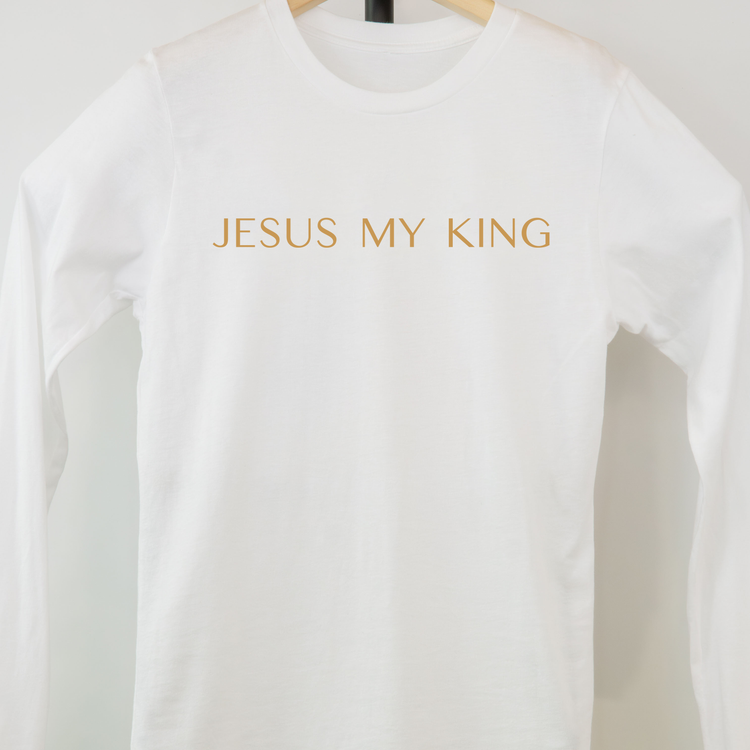 JESUS MY KING Long-Sleeved Tee