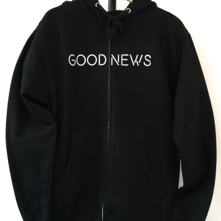 GOOD NEWS - Isaiah 61:1 - Unisex Zipper Hoodie - rescue story