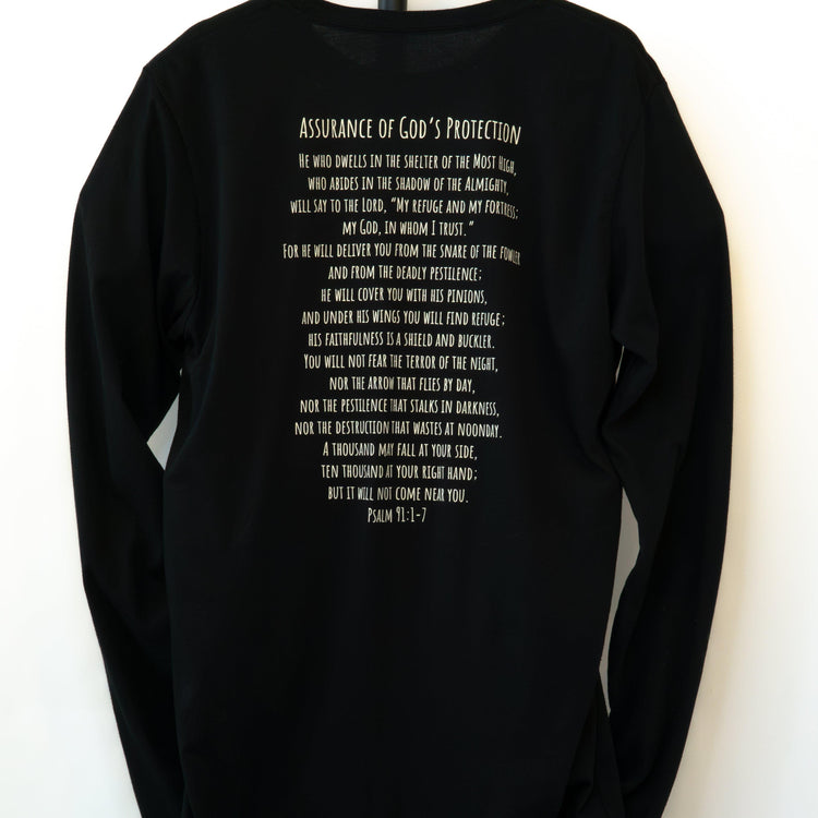 Psalm 91 - Assurance of God's Protection - Long-Sleeved Unisex T-Shirt - rescue story