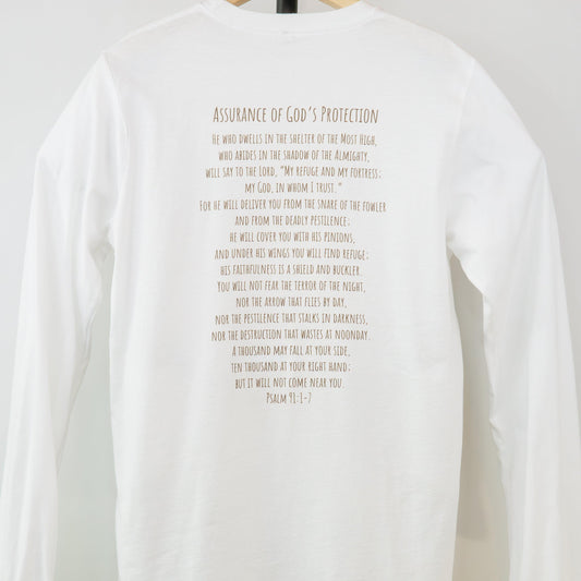 Psalm 91 - Assurance of God's Protection - Long-Sleeved Unisex T-Shirt - rescue story