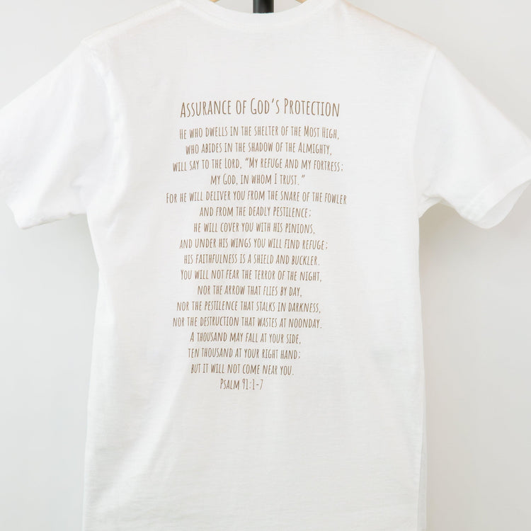 Psalm 91 - Assurance of God's Protection - Short-Sleeved Unisex T-Shirt - rescue story