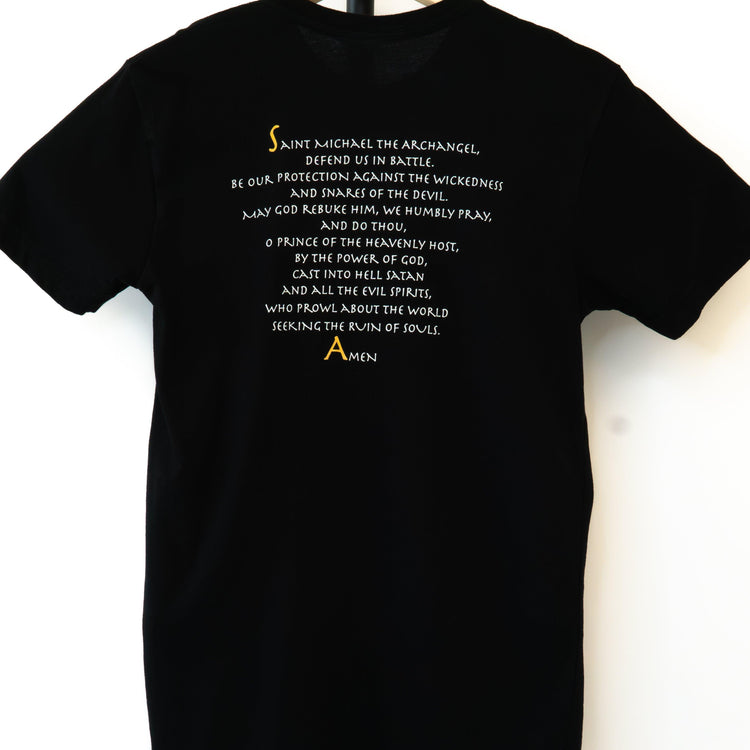 St. Michael the Archangel Short-Sleeved Unisex T-Shirt - rescue story