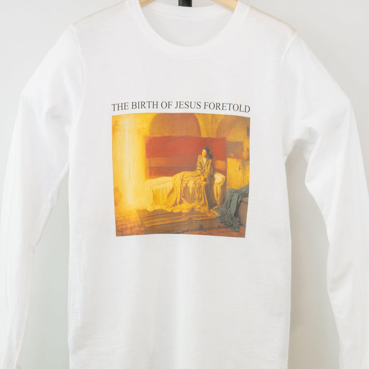 The Birth of Jesus Foretold - The Annunciation - Long-Sleeved Unisex T-Shirt - rescue story