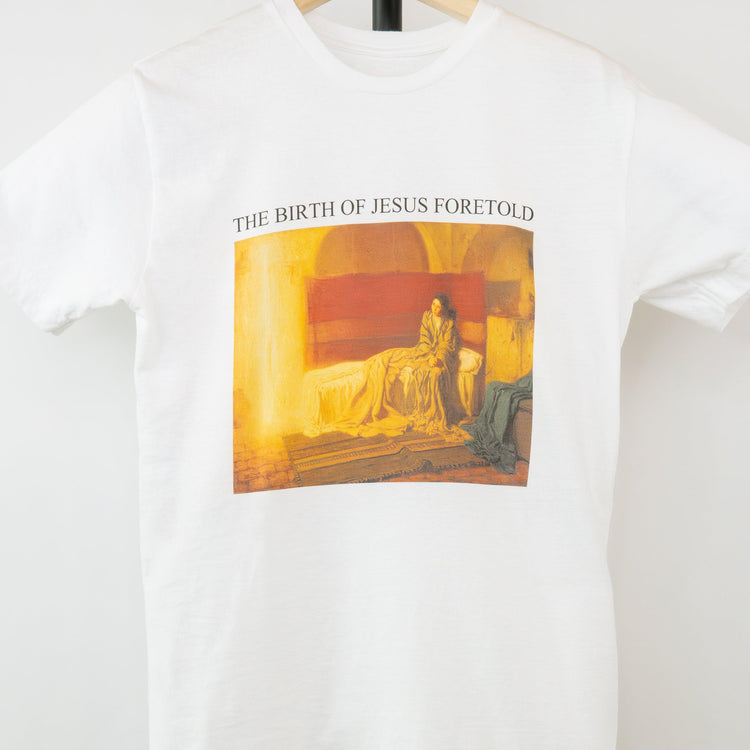 The Birth of Jesus Foretold - The Annunciation - Short-Sleeved Unisex T-Shirt - rescue story