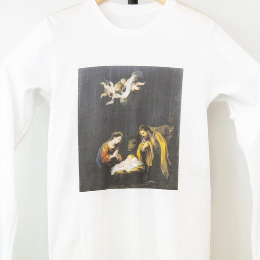 The Nativity of Our Lord - Christmas Story - Luke 2:4-7 Long-Sleeved Unisex T-Shirt - rescue story