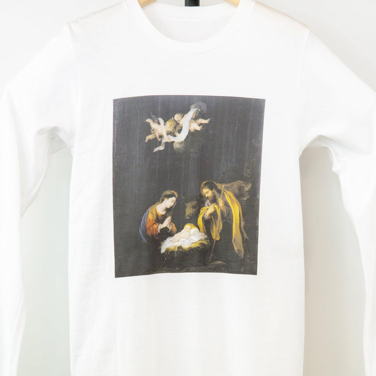 The Nativity of Our Lord - Christmas Story - Luke 2:4-7 Long-Sleeved Unisex T-Shirt - rescue story