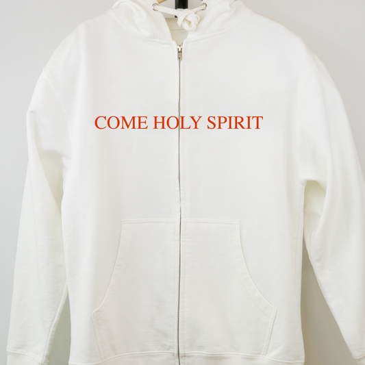 Come Holy Spirit Zipper Hoodie