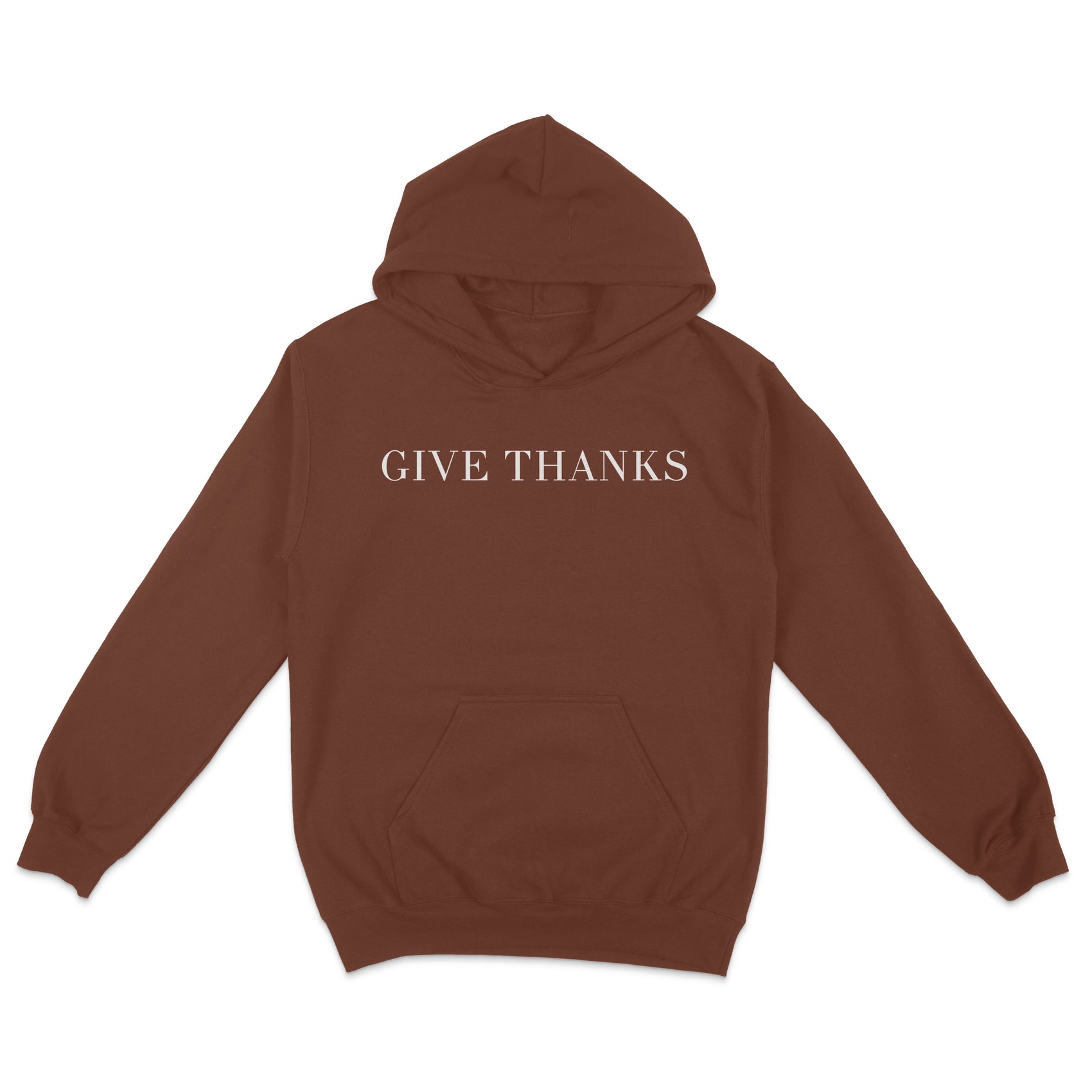 Give Thanks Unisex Pullover Hoodie (1 Thessalonians 5:18)