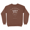Give Thanks Unisex Crewneck Sweatshirt (1 Thessalonians 5:18)