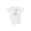 Jesus Loves Me Short-Sleeve Baby Onesie - Precious Catholic Baby Outfit