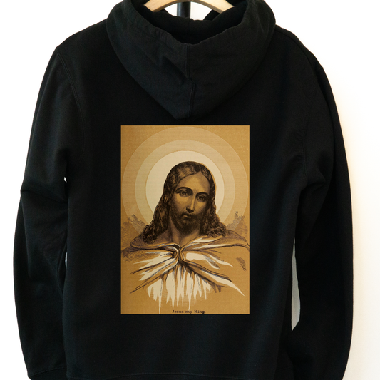 JESUS MY KING Unisex Zipper Hoodie