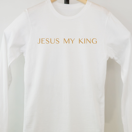 JESUS MY KING Long-Sleeved Tee