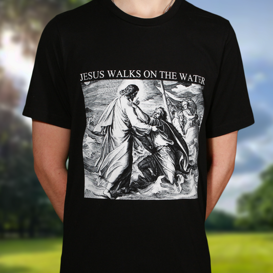 Jesus Walks on the Water Short-Sleeved Unisex T-Shirt