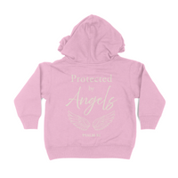 Protected By Angels Toddler Zipper Hoodie