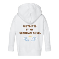 Protected By My Guardian Angel Toddler Zipper Hoodie