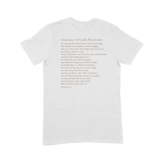 Psalm 91 Unisex Short-Sleeved Catholic Tee