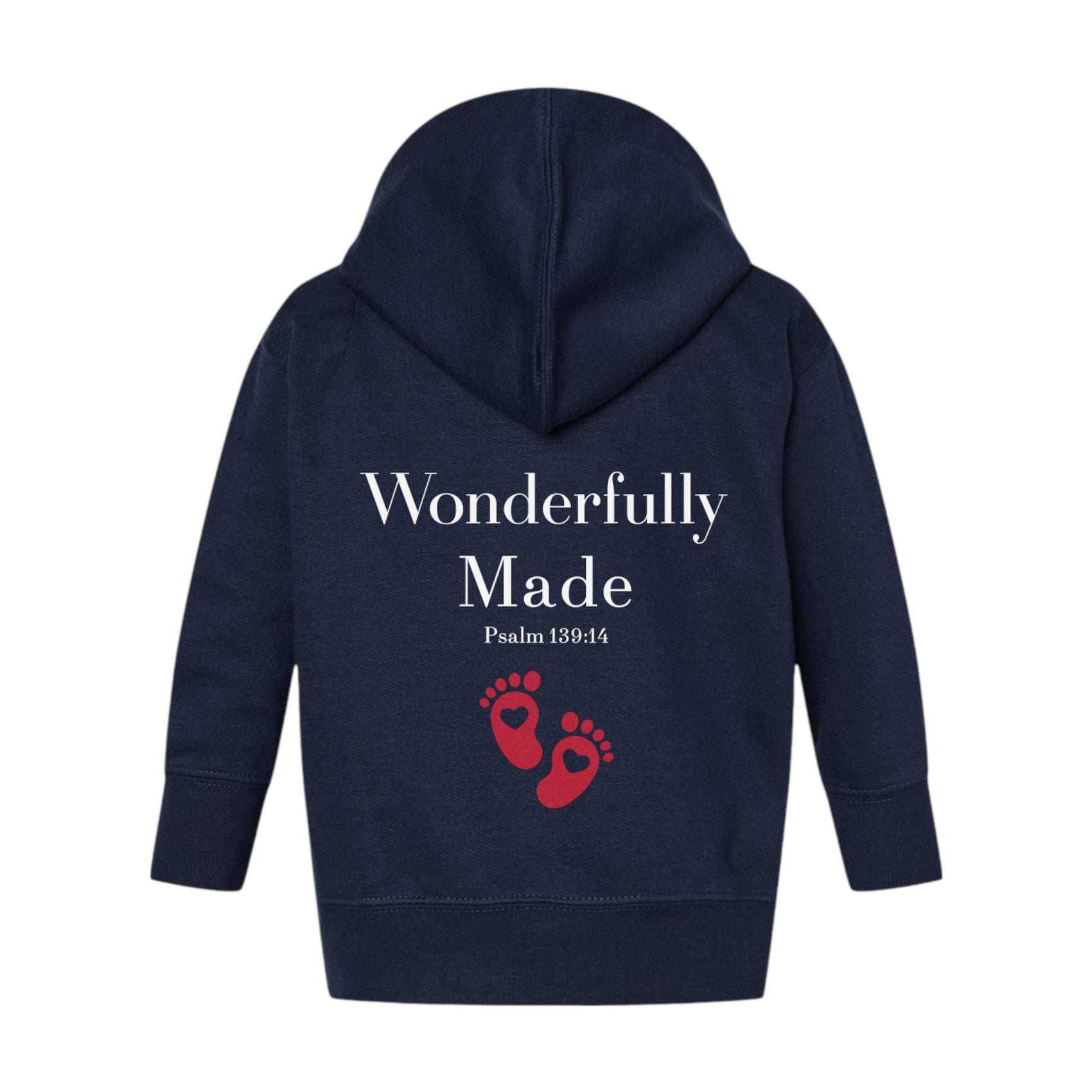 Wonderfully Made - Psalm 139 Toddler Hoodie