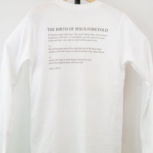 The Birth of Jesus Foretold - The Annunciation - Long-Sleeved Unisex T-Shirt - rescue story